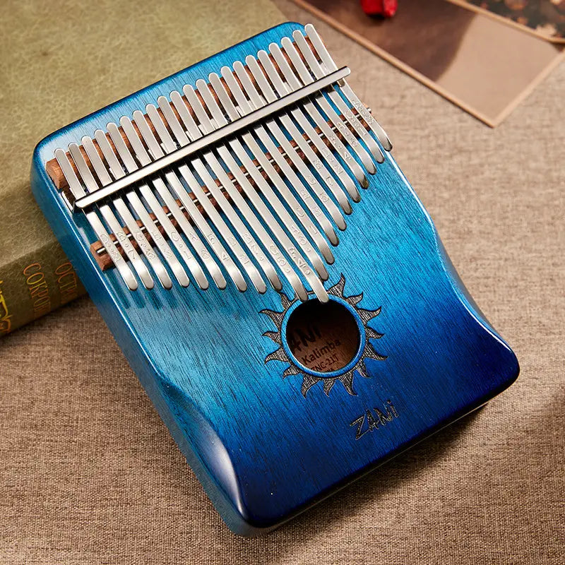 21-Key Kalimba Thumb Piano | Beginner-Friendly Finger Piano in Blue, Coffee & Original